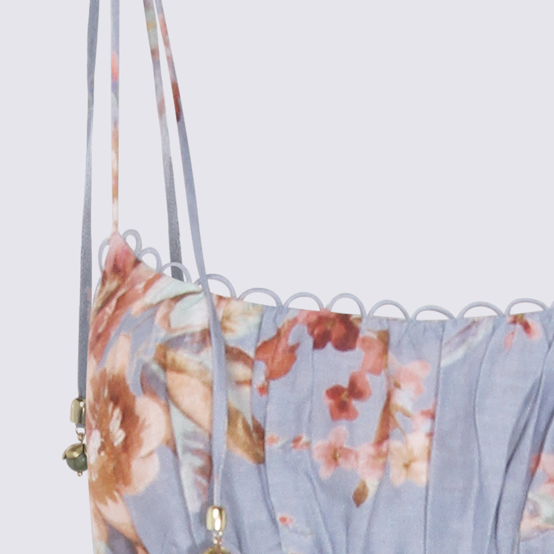 Zimmermann Dresses - CHAMBRAY FLORAL | 85baac75b80fbd4beed2fb8863349a1577f91f05