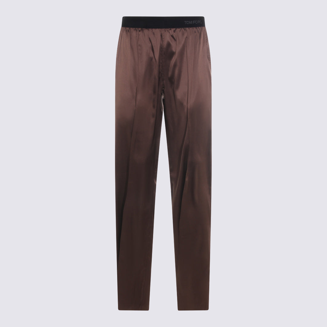 Tom Ford Trousers - Brown | 4058a64d3eff56f04a2062d59cdb1205acd8a72f