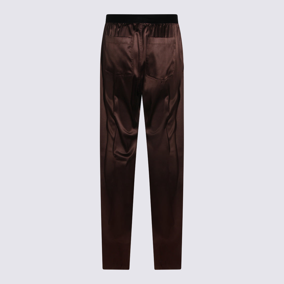 Tom Ford Trousers - Brown | edc953d3f9ebe76e4133d9343a46a9d4acc8bc46