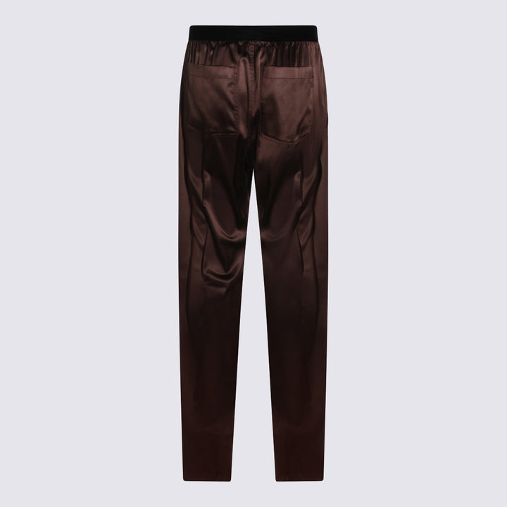 Tom Ford Trousers - Brown | edc953d3f9ebe76e4133d9343a46a9d4acc8bc46