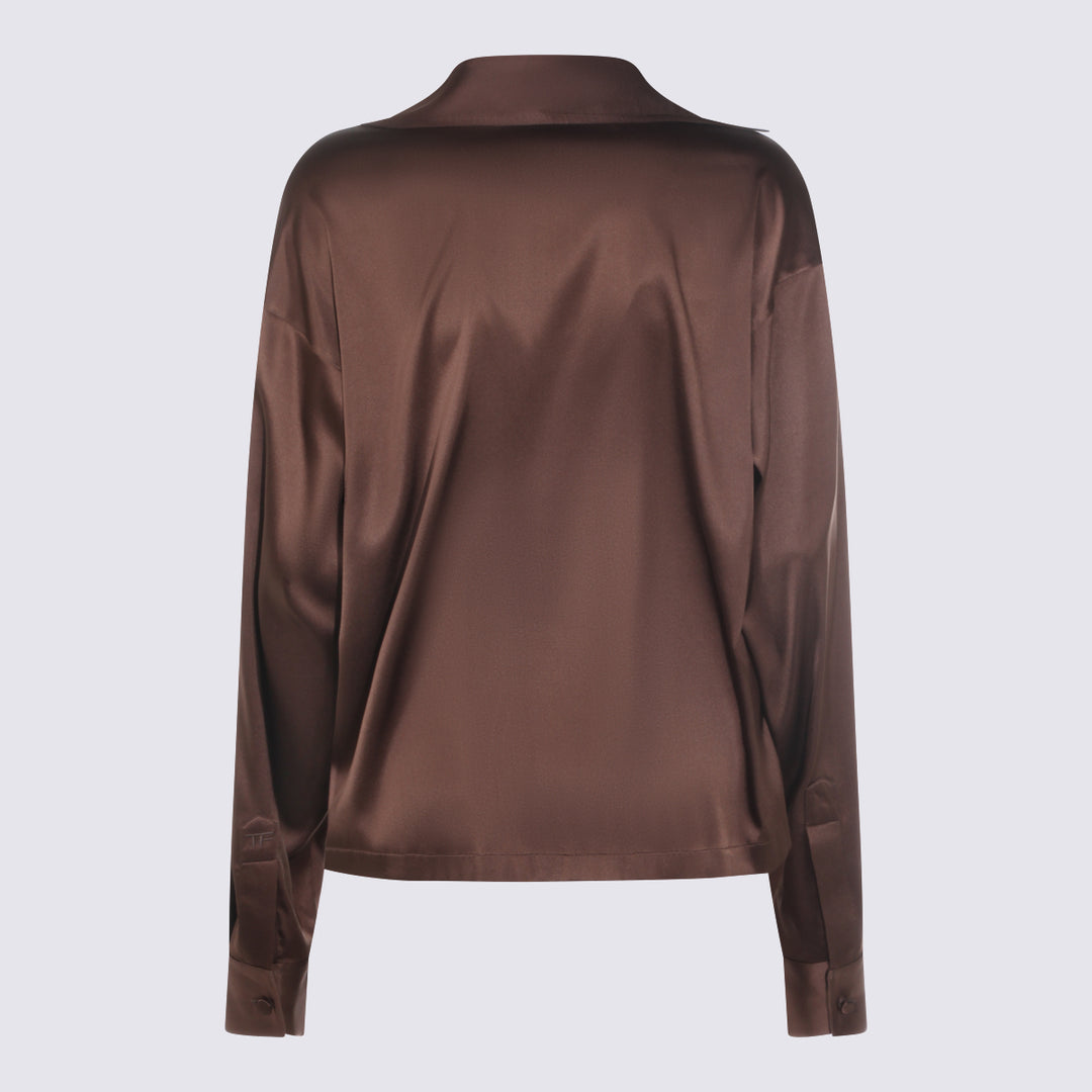 Tom Ford T-shirts and Polos - Brown | 03944a8e699170aca0a1608d3b4c3f50c2dc4085