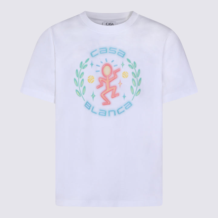 Casablanca T-shirts and Polos - Light and natural | dc8175ad0eea43db4256b5ace5bd8675a78f5822