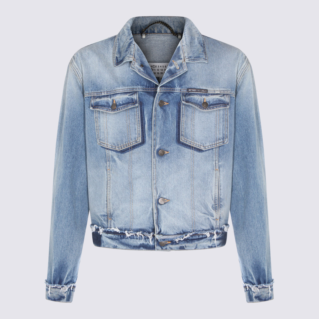 Maison Margiela Jackets - Blue and green | 329bdab6e4a289421e5d9a2f8deb87fbe99cd0f8