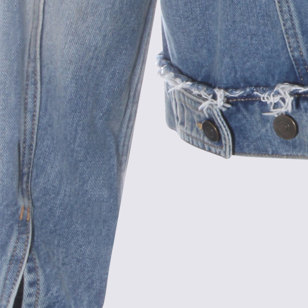 Maison Margiela Jackets - Blue and green | 3ee1035a4bb7ce63310ec47b8d8d30ee104dab3c