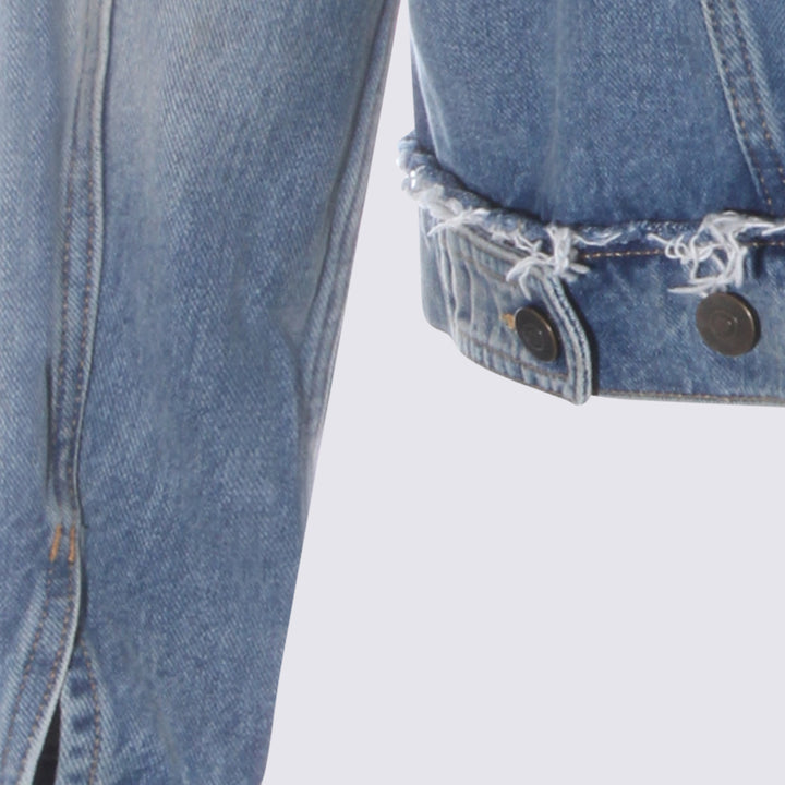 Maison Margiela Jackets - Blue and green | 3ee1035a4bb7ce63310ec47b8d8d30ee104dab3c