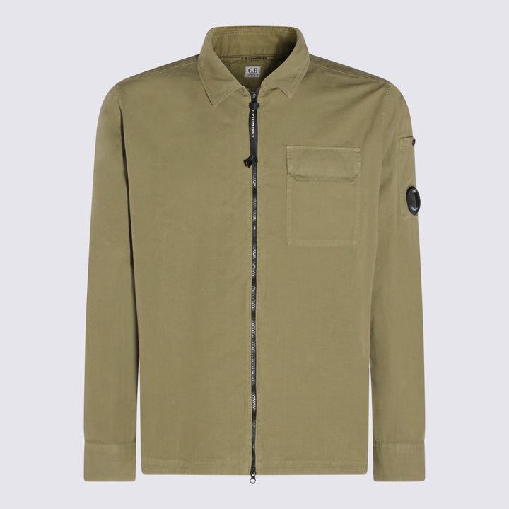 Cp Company Shirts - DRIED HERB | 40affb519d6ac36e28bdc8c26ec9ff2d4b8670ad