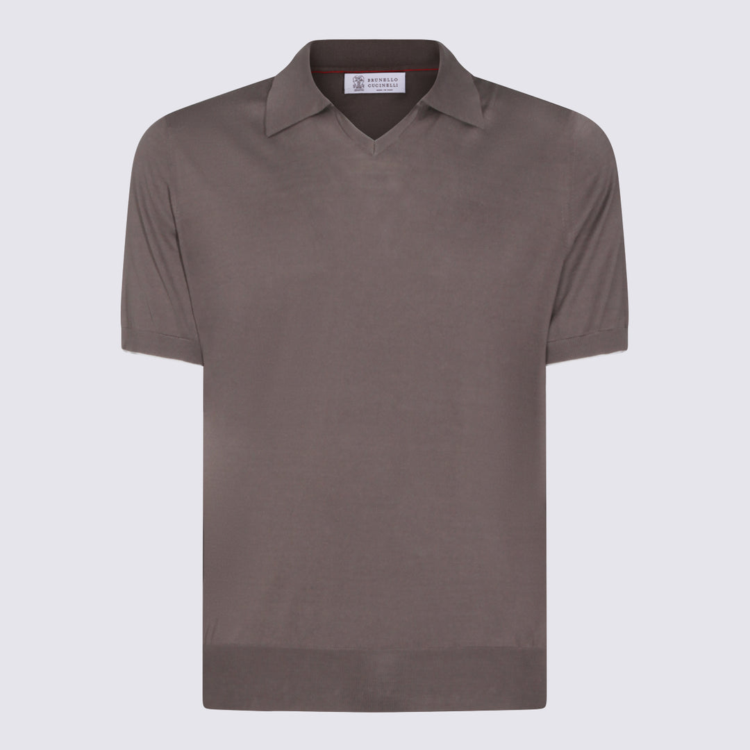 Brunello Cucinelli T-shirts and Polos - Brown | adcf2ea031bdc43ea4f7893cc16521a0f3bed4cd