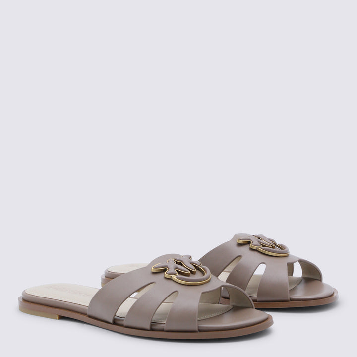 Pinko Flat shoes - Brown | ddc6ae15a1499f55df4ea03ba1553334b21c7a02