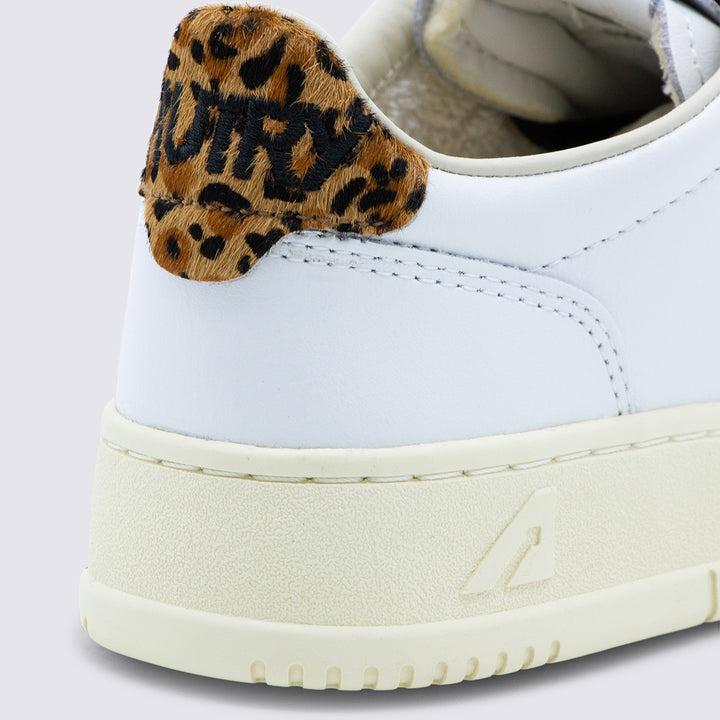 Autry Sneakers - LEA/POLACE WHT/LEOP | 8bc73e9ed7aedcb2b170a57cfcbd8c098ffb0ab0