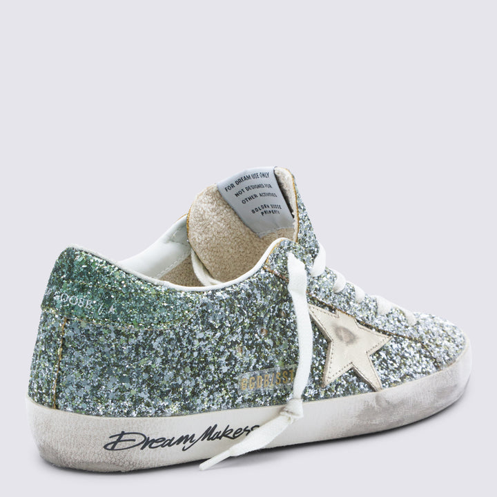 Golden Goose Sneakers - PLATINUM/GREEN | 53093c5916d230191ec02a47b01497d9becab12b