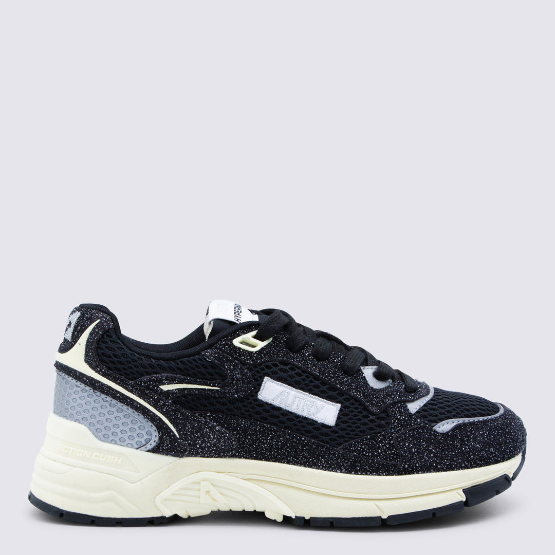 Autry Sneakers - MESH/SUEGLIT BLACK/SILV | aec2a25405d030ea902edec6d2fdab4b4ca300d3