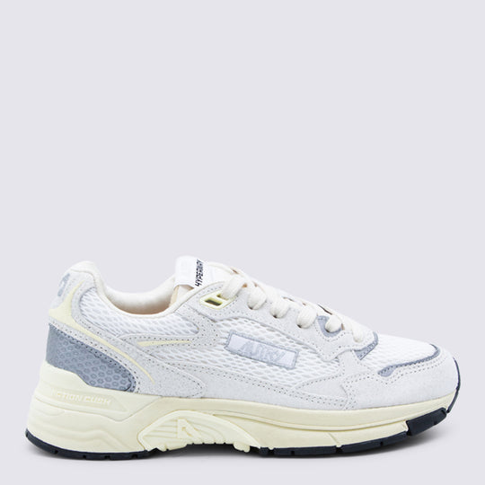 Sneakers Mesh/Sueglit Wht/Silv