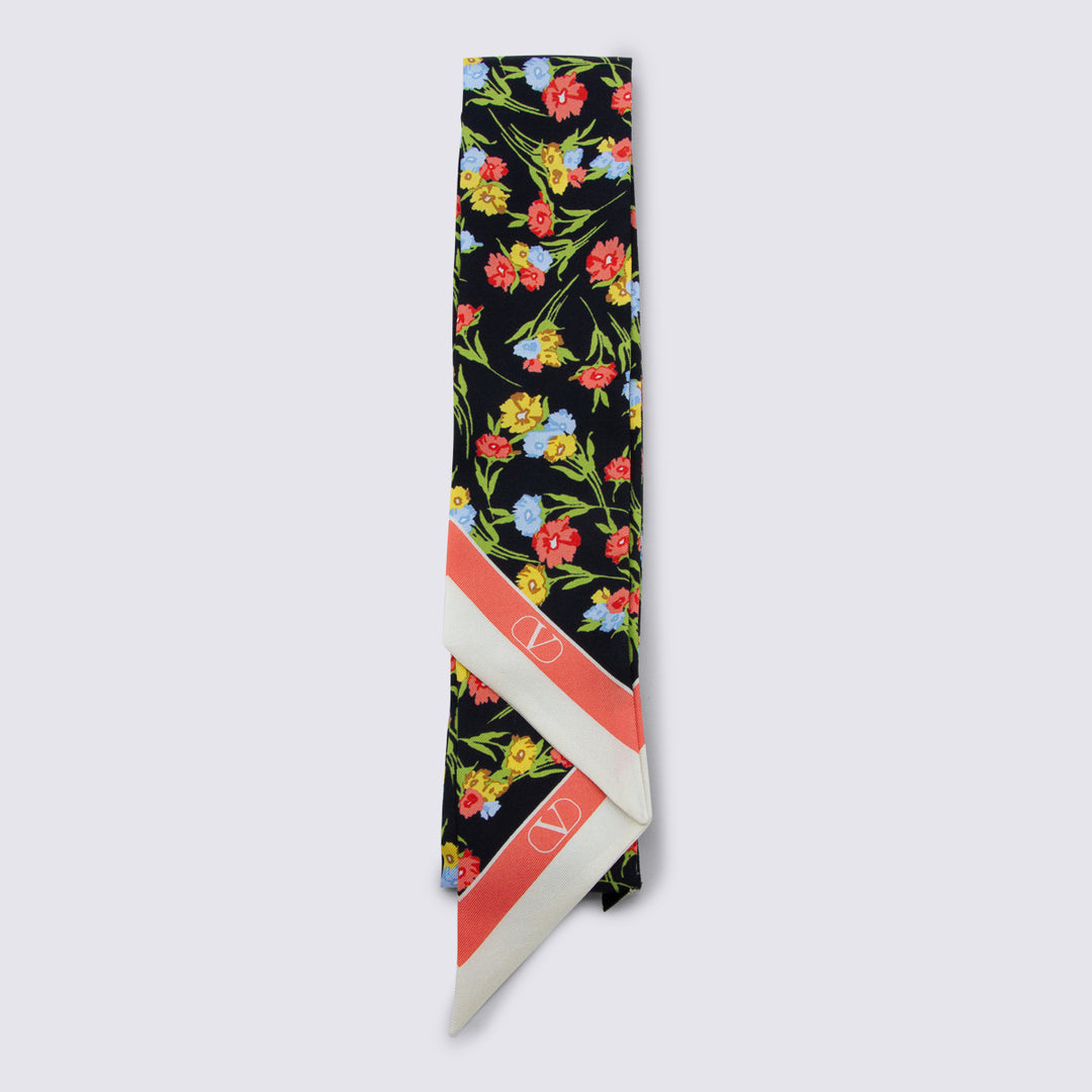 Valentino Garavani Scarfs - NERO/MULTICOLOR/CORALLO/BURRO | ae57f6eb7a911a930845472b5ec9df1bdf2582c6