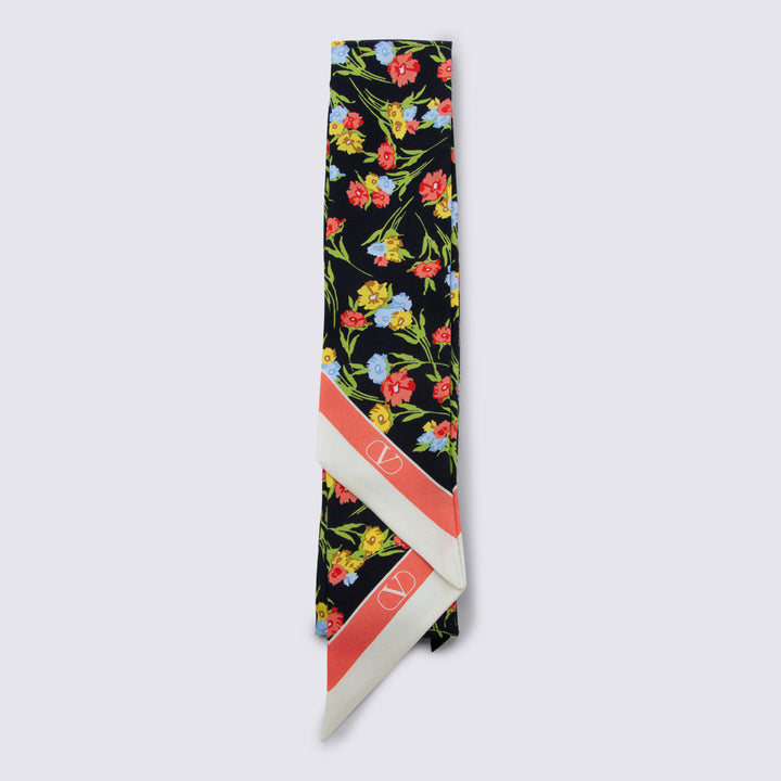 Valentino Garavani Scarfs - NERO/MULTICOLOR/CORALLO/BURRO | ae57f6eb7a911a930845472b5ec9df1bdf2582c6