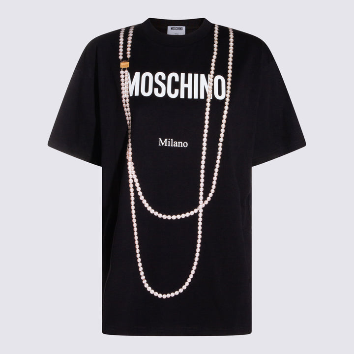 Moschino T-shirts and Polos - Neri e Grigi | ca5bfffe464e20b712ba3394dd05c38730b7ac12