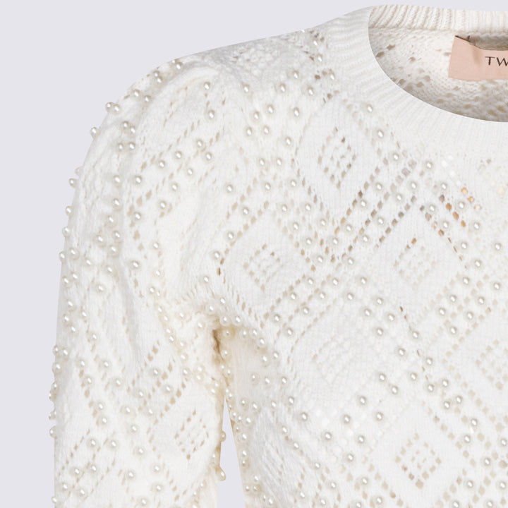 Twin-Set Sweaters - MADRE PERLA | f3c790c2d491a9977a50ed115f92fffd15a5aaeb