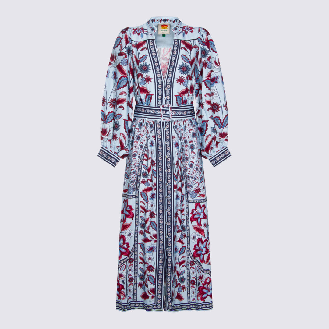 Farm Rio Dresses - MARCELLE SOFT BLUE | 1f6460444484b8548438df9086c283e4eb11e78b