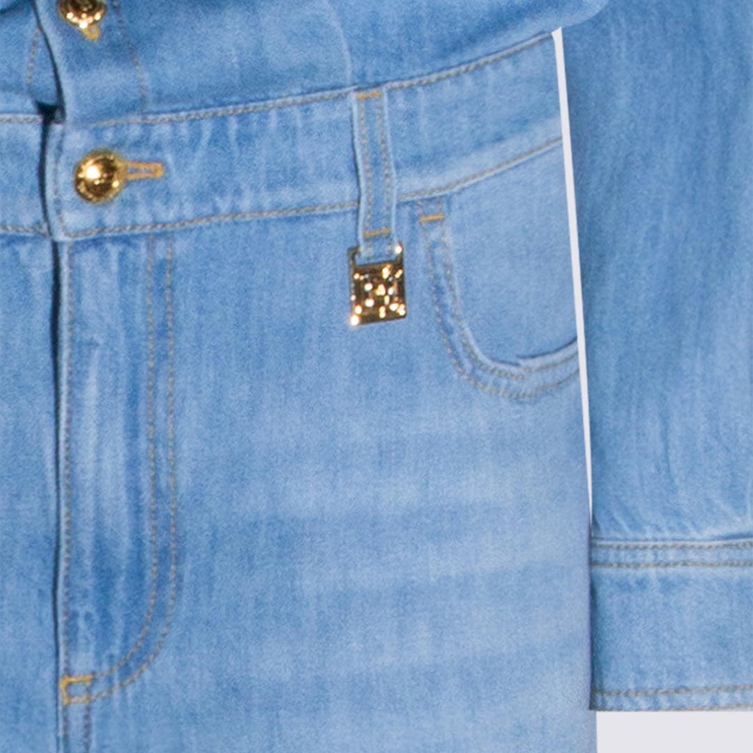 Elisabetta Franchi Sweaters - Blue and green | 3b745f72fc6a7c05e7d71f882053998e8646167b