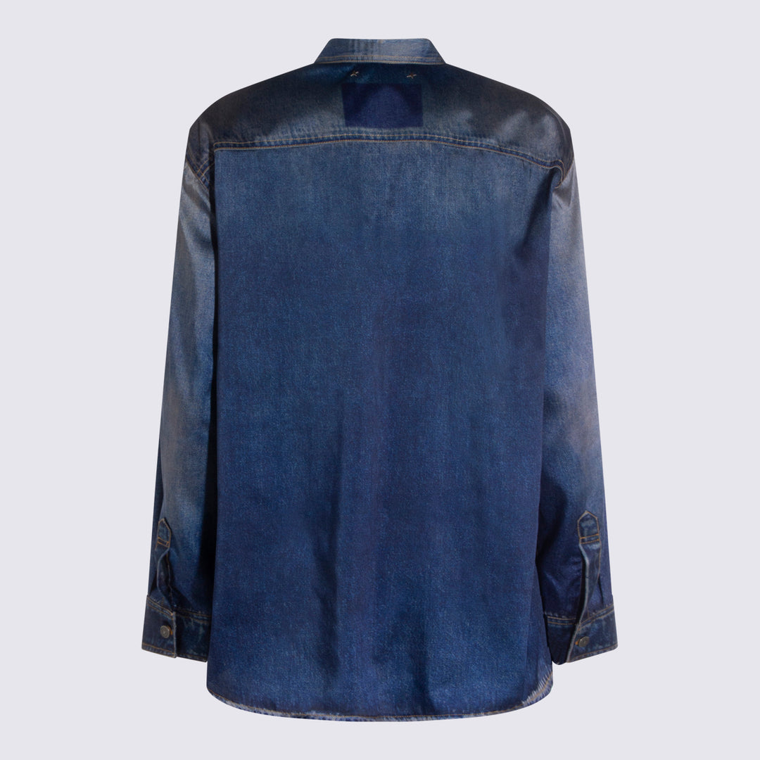 Golden Goose Shirts - Blue and green | cd7a1b91fa11939fe2939a41cde06b98058247ed