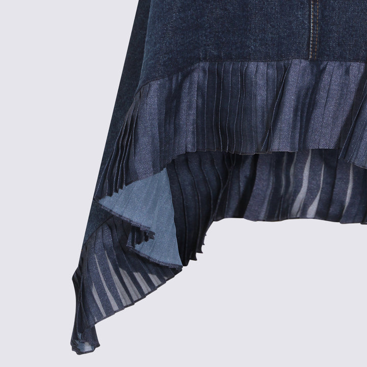 Sacai Skirts - Blue and green | 60c080a3dfb4965577781505d2d15210dd0ce647