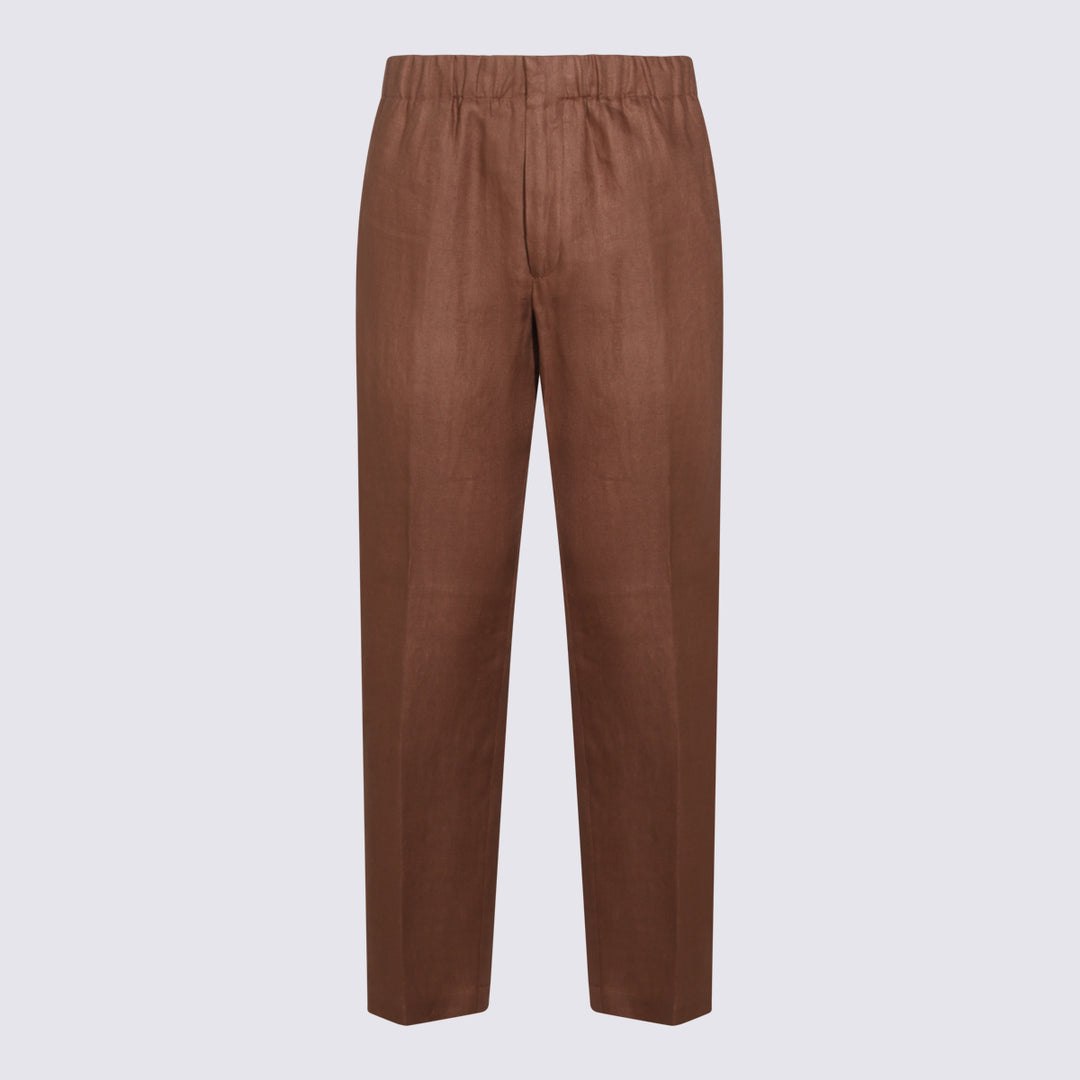 Lardini Trousers - Brown | 075e7a62e2dc83026e53eeeb8531e96e3368df5a