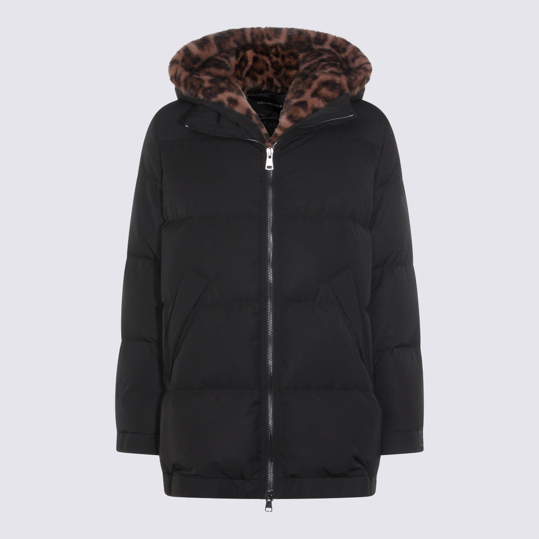 Lou Andrea Coats - BLACK/LEOPARD | 4e365acb8ac501e0317d32ef364632ba6400cac2