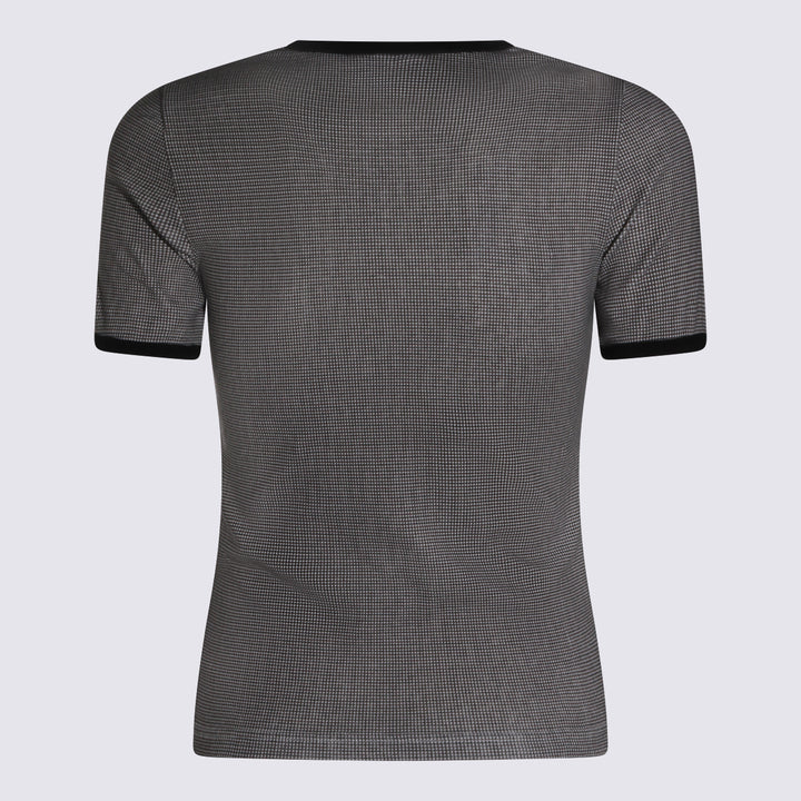 Courreges T-shirts and Polos - HOUNDSTOOTH/BLACK | 2ebc53950b4109c7eb33eacb9714c515ddc4878c