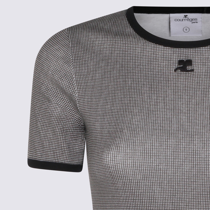 Courreges T-shirts and Polos - HOUNDSTOOTH/BLACK | d9e7c7ff2090f7b02d53c2f5079df05c71f5721b