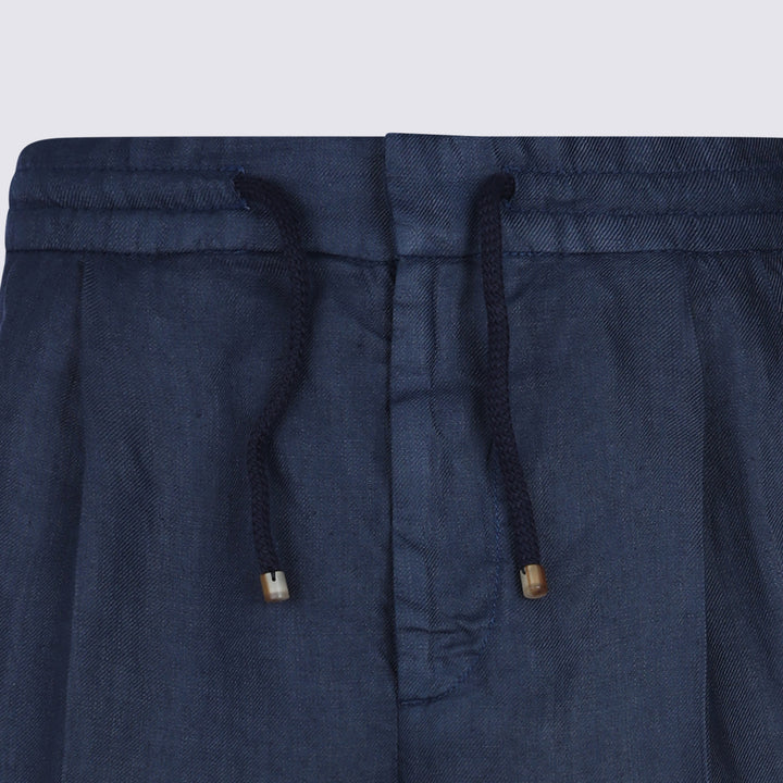 Brunello Cucinelli Trousers - Blue and green | b8f50983e5f399e8405c7df2c99876bf6ed38a45