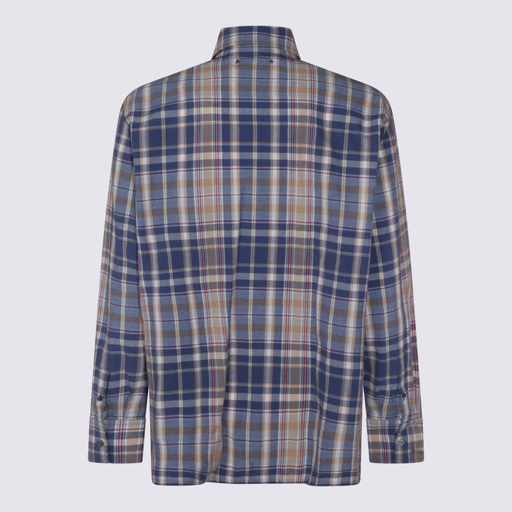 Golden Goose Shirts - NEW WHEAT/INDIGO BLUE/OLD RED | 73e76f25e30e9291173ce62b839997eca299e0a2