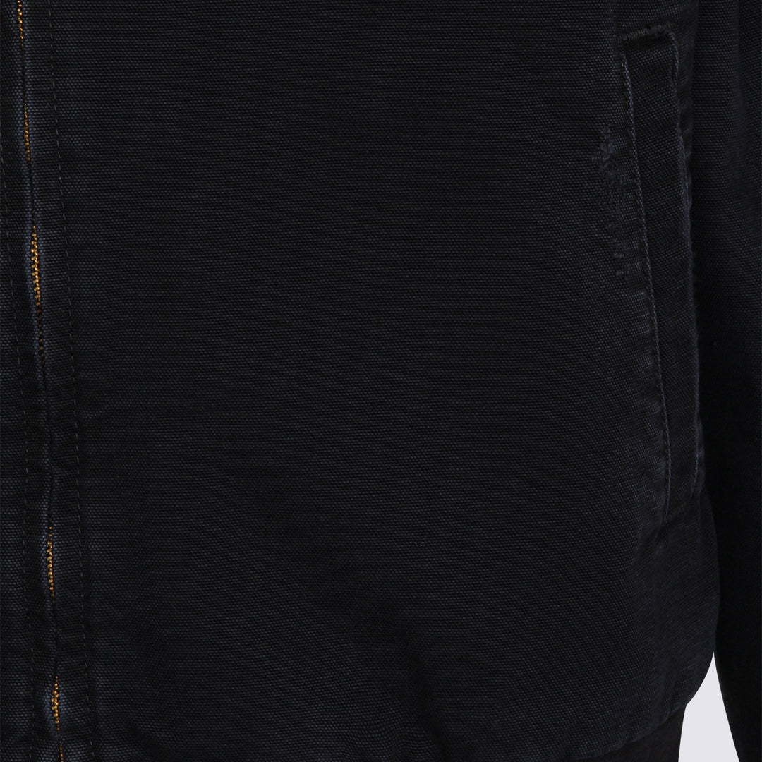 Carhartt Wip Jackets - BLACK GRIND WASH | 5b316b924dc38b0affa3b4027e287a687fb81824