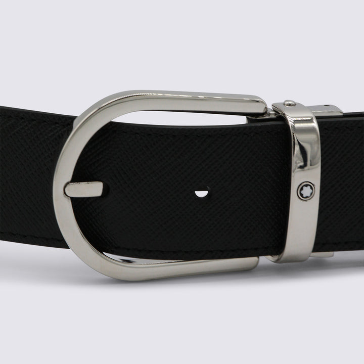 Montblanc Belts - BLACK/BLACK SAFFIANO | 23283192a5966851ee96f4377cb367f83f69ec98
