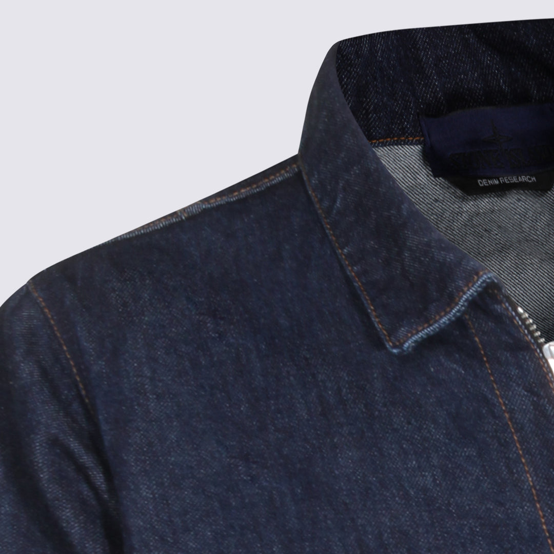 Stone Island Jackets - BLUE RINSE | 4c2e6b28992122456d3cc42b04ff5107cab13531