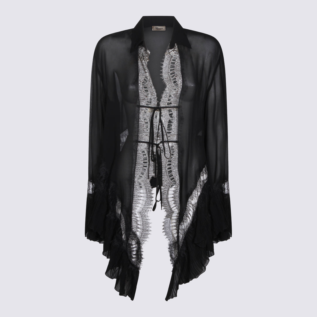 Blumarine Shirts - Black | a995b335d9ea11f3878fb07d99c33ecfb55dfb64