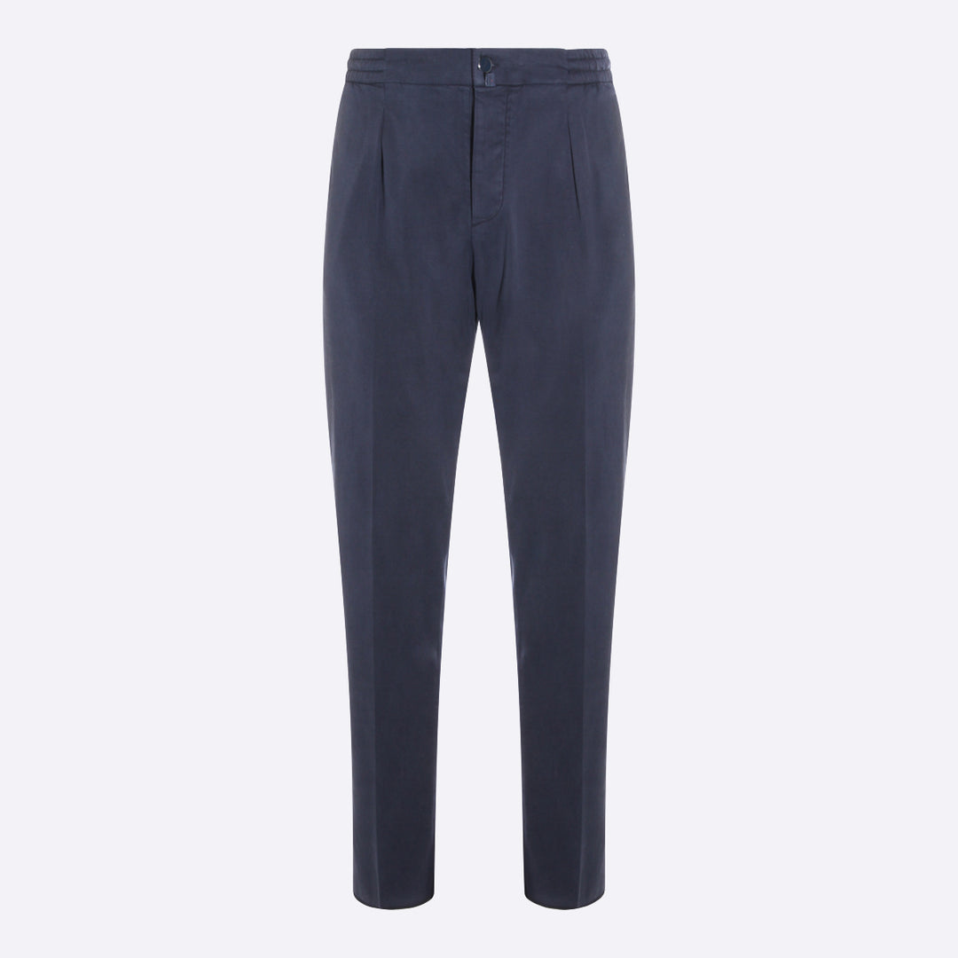 Kiton Trousers - Blue and green | 4c8216a8c957e02003d182288e11ecce72730151