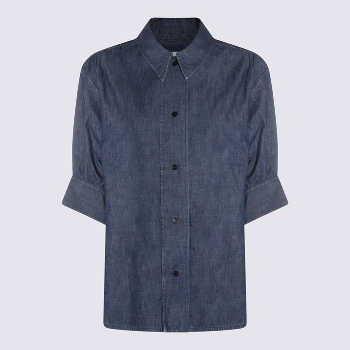 Jil Sander Shirts - Blu e verdi | 60ae5427e4ed0c4d52a548cb80227fac38297685