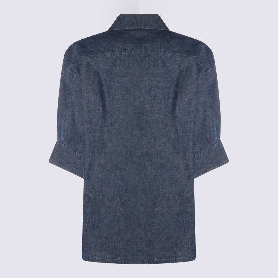 Jil Sander Shirts - Blu e verdi | be2037a9fa4707a93e746ccb66d844bcf30b56fb