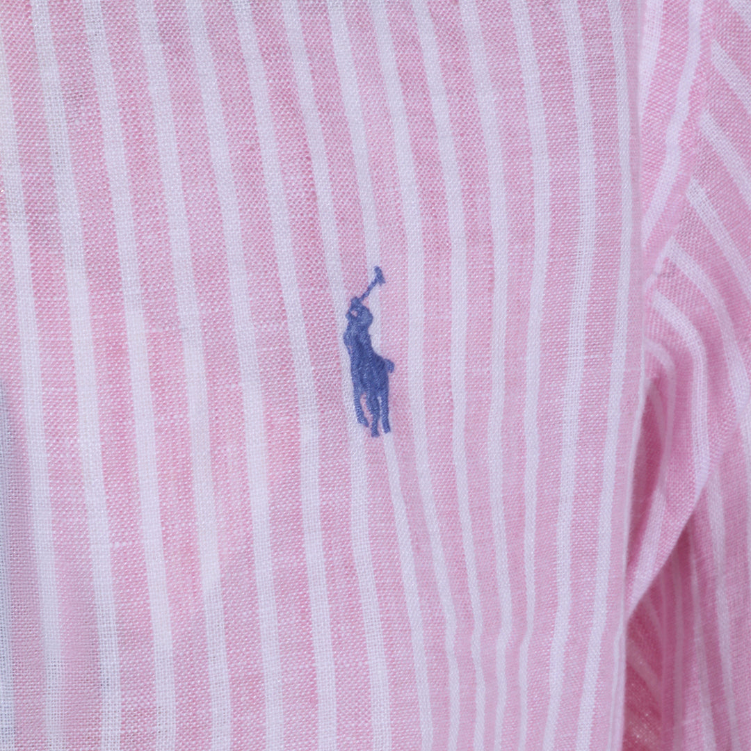 Polo Ralph Lauren Shirts - 5137B PINK WHITE | e4687275181450cffaf686a7ff2bba60196cef30