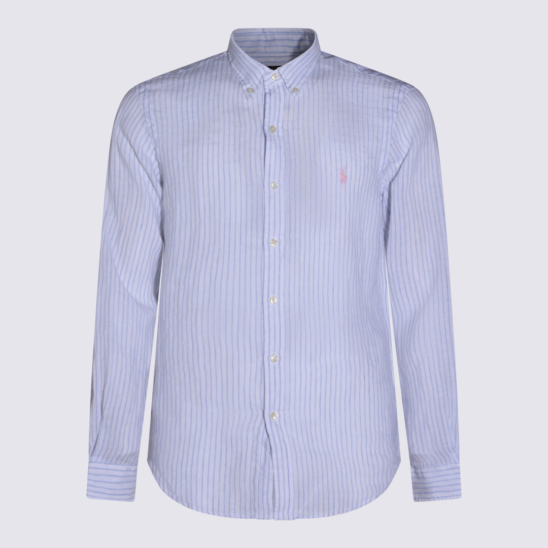 Polo Ralph Lauren Shirts - 7188A WHITE BLUE | a3b19e7f122acf72e861f45585d19bdade6581e4