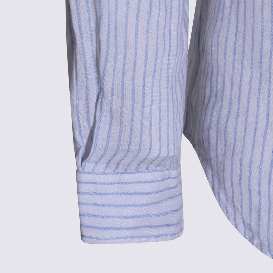 Polo Ralph Lauren Shirts - 7188A WHITE BLUE | 2f9cb7e488390280cf22266a47f445bec7e12a78