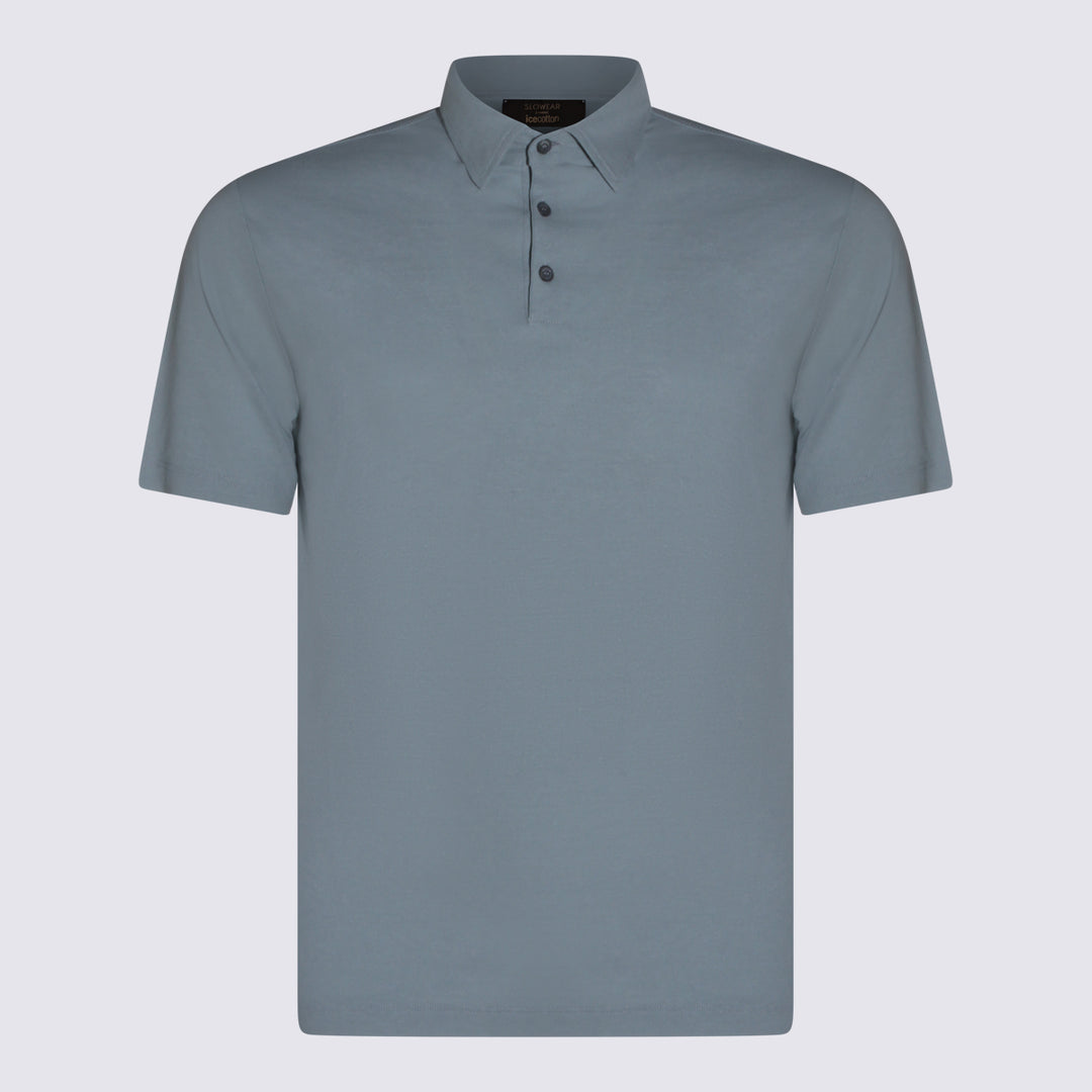 Zanone T-shirts and Polos - Blue and green | 939e0125acda846f5f5c8d3a775a591f0e4d6a72