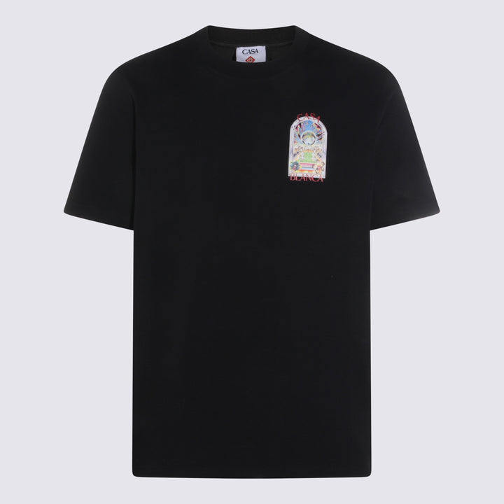 Casablanca T-shirts and Polos - Black | 09fcf1e12f48209ade99ed5ed8a3abf894fc44f4