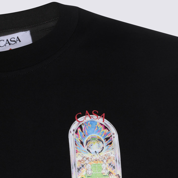 Casablanca T-shirts and Polos - Black | 43df0e046214825970a6004e7a2cb051a074d9a8