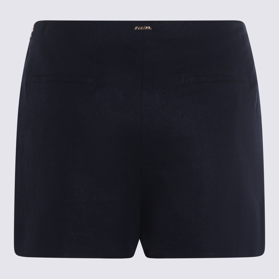 Twin-Set Shorts - BLUE NIGHT | 77c8c149adc3fd76a434e2d8ad493234bc415bbb