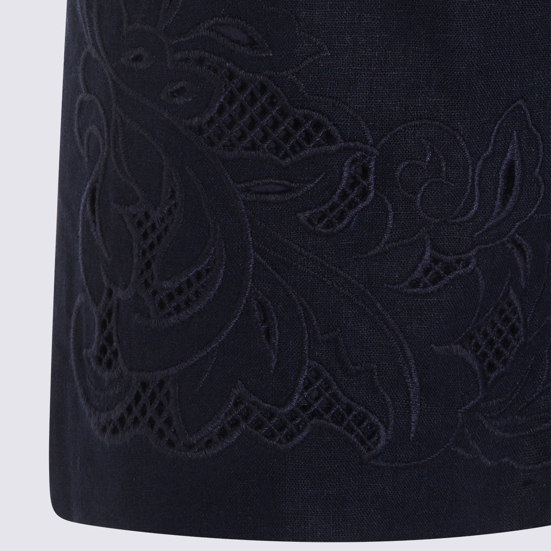 Twin-Set Shorts - BLUE NIGHT | f62ffbef89419f053dcbece27020c44addc36d22