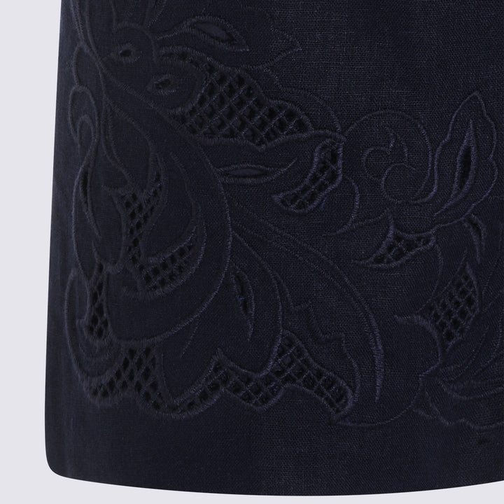 Twin-Set Shorts - BLUE NIGHT | f62ffbef89419f053dcbece27020c44addc36d22
