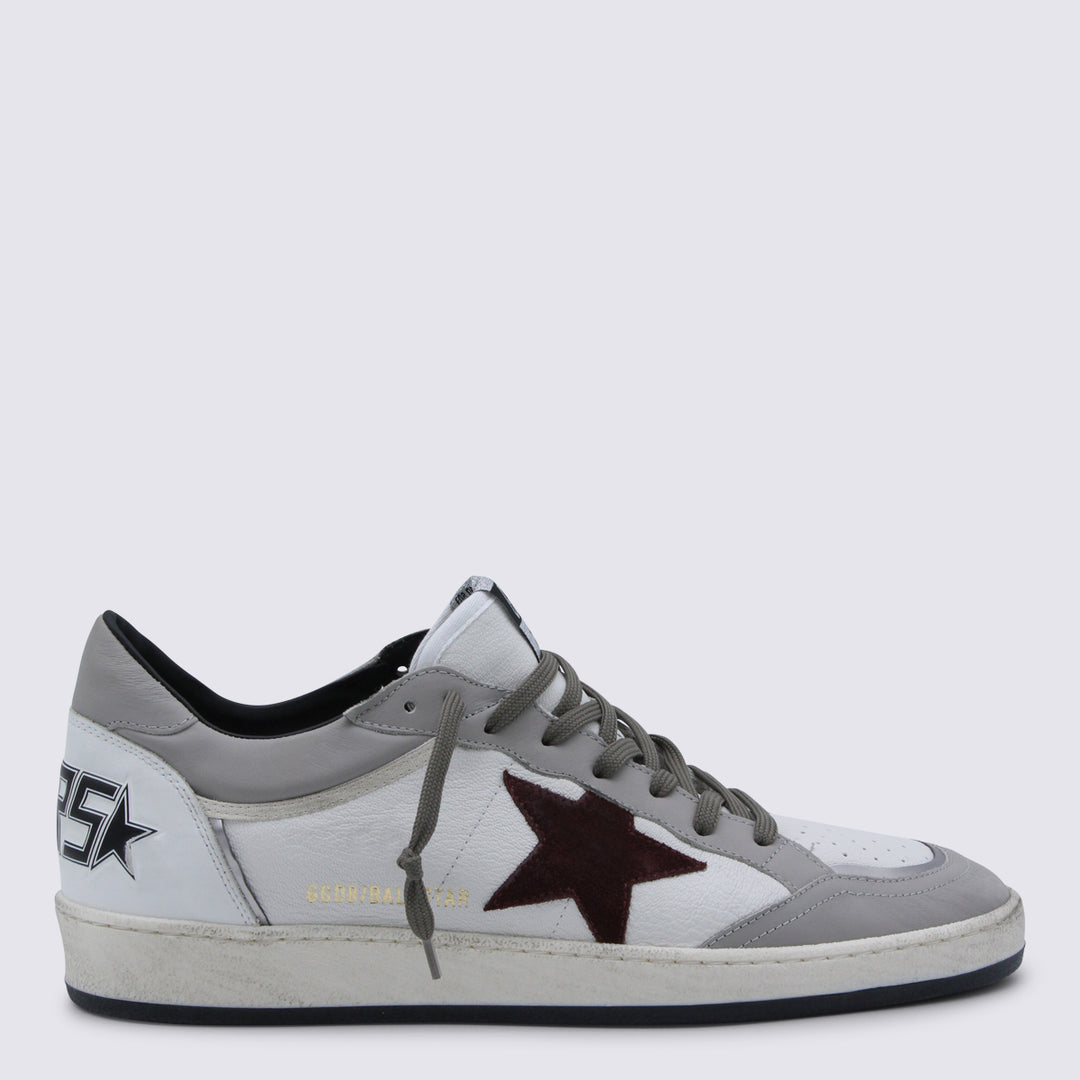 Golden Goose Sneakers - WHITE/DOVE/BORDEAUX | b047417d23b72d3f9dae903c4f6d85a53aa6f337