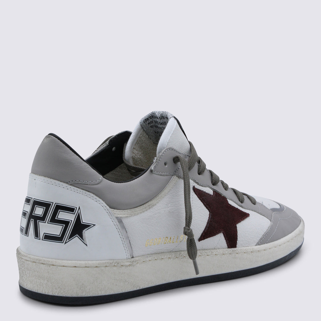 Golden Goose Sneakers - WHITE/DOVE/BORDEAUX | 898a36e6c4404f9acb7949a09f6a74923bc7a717