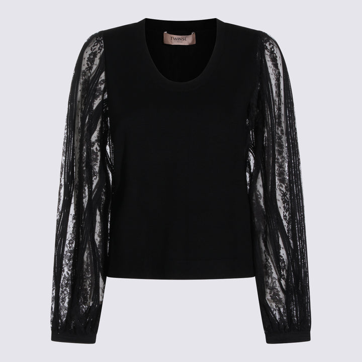 Twin-Set Sweaters - Blacks and greys | fbd3a0786a5e0a4226e9e16cf7d48d2ce43909a5