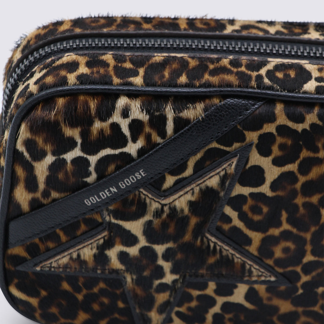 Golden Goose Bags - BEIGE BROWN/LEO/BLACK | da7809f85a03c517b7c366a2b3a0e67bb1f318f6